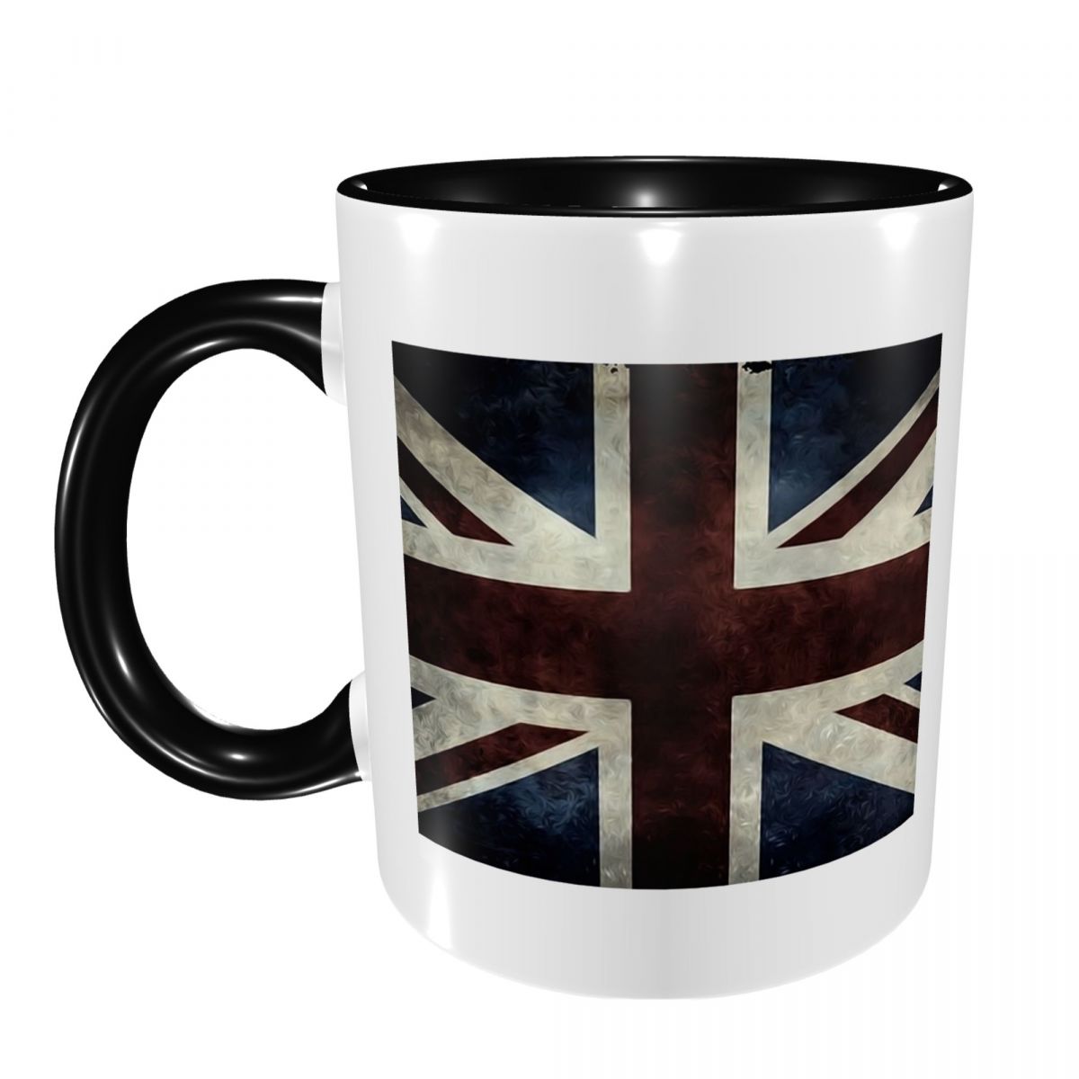 Coffee Tea Uk - แก้วกาแฟเซรามิคลายธงชาติสหราชอาณาจักร แก้วน้ำชา แก้วนม ของขวัญสำหรับผู้หญิงและผู้ชาย