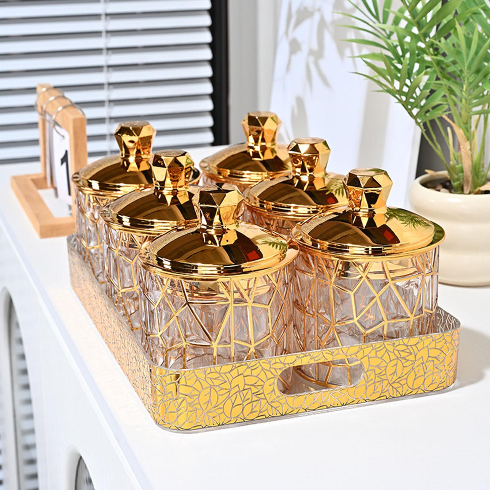 Coffee Tea Jar Set - ชุดกระปุกเก็บอาหารในครัว ภาชนะพลาสติกสุญญากาศพร้อมฝาปิด สำหรับเก็บอาหารในครัว กาแฟ ชา ขนมขบเคี้ยว
