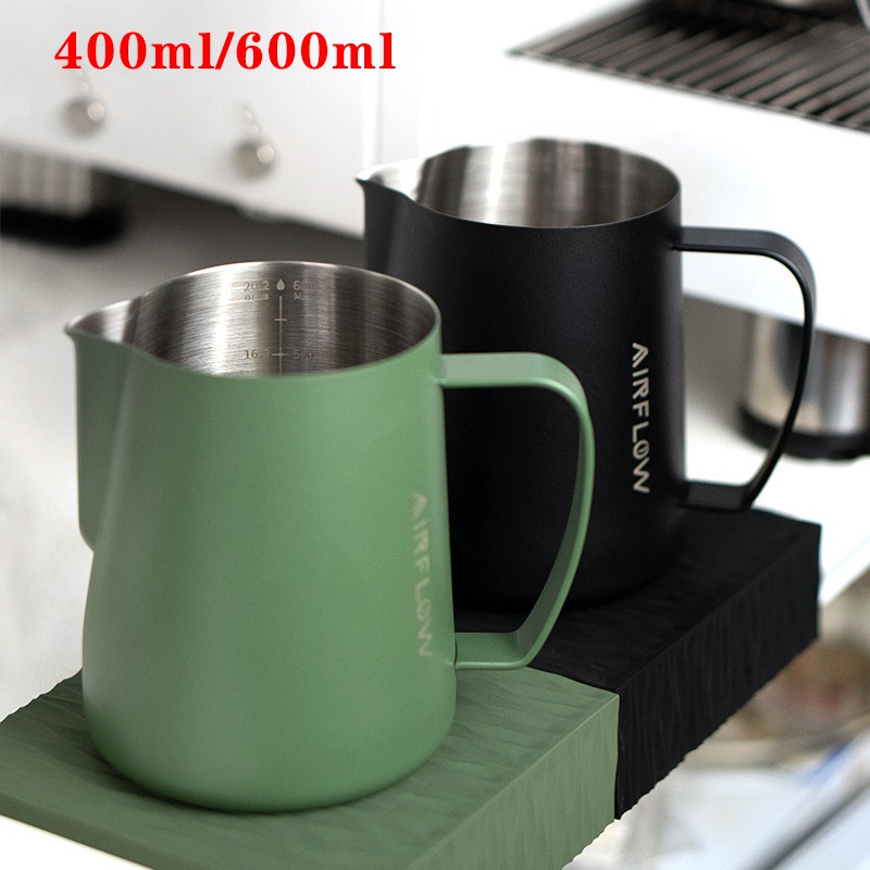 Barista Milk Jug - 400 ml/600 ml สแตนเลสสตีลกาแฟ Latte Art
