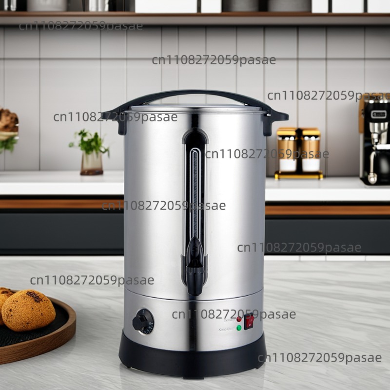 Coffee Tea Urn - กาต้มน้ำร้อนไฟฟ้าสแตนเลสแบบให้บริการตนเอง ร้อนเร็ว สำหรับกาแฟ ชา และเครื่องดื่มอื่นๆ แบบเชิงพาณิชย์