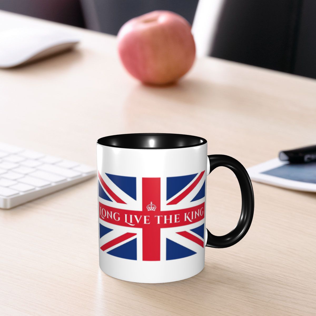 Coffee Tea Uk - แก้วเซรามิกลายธงยูเนียนแจ็คของสหราชอาณาจักร แก้วกาแฟ/ชา/นม ของขวัญสำหรับผู้หญิงและผู้ชาย