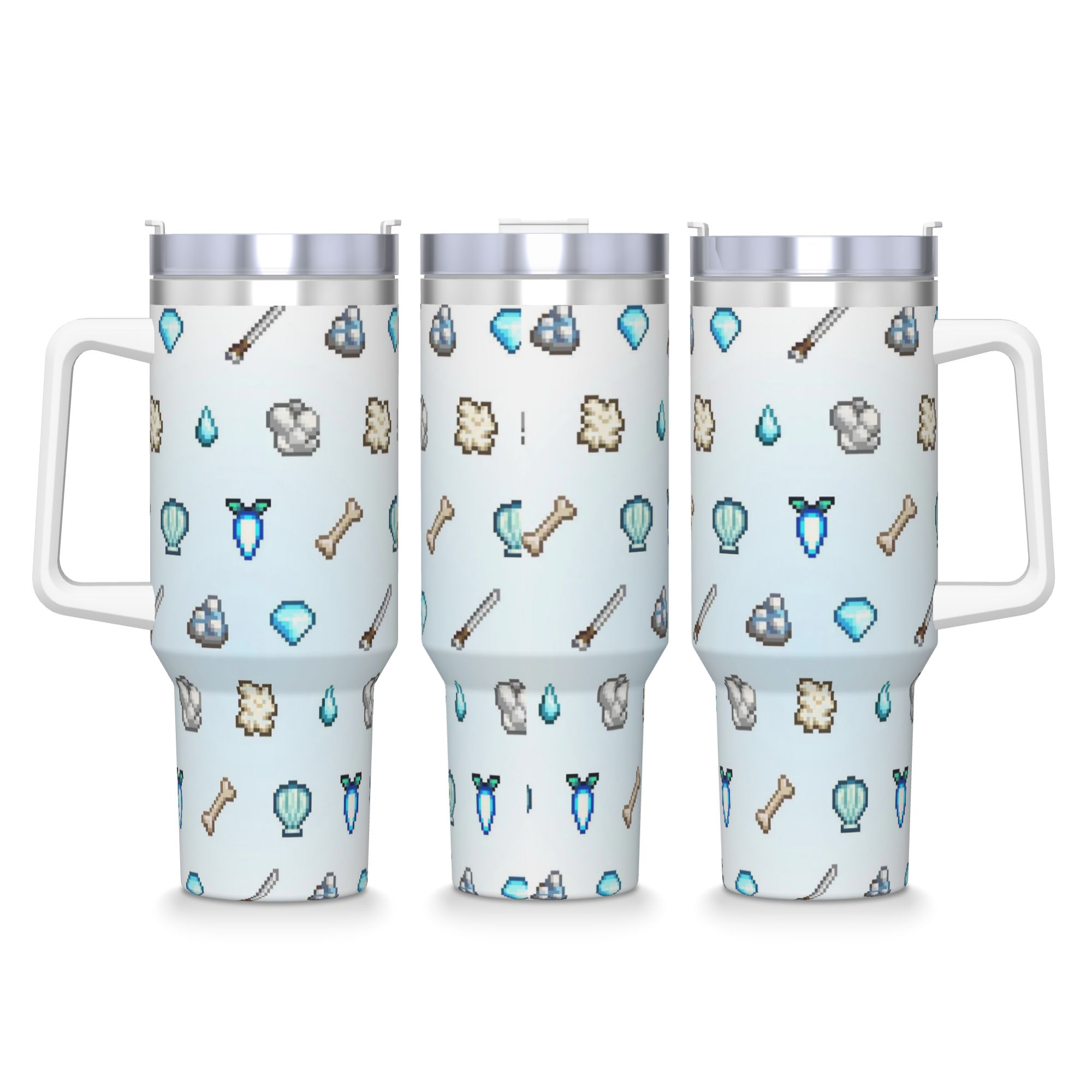 Valley Tea And Coffee - แก้วน้ำสแตนเลสลายไก่ Stardew Valley สำหรับเดินทาง แก้วกาแฟ แก้วเก็บความร้อน