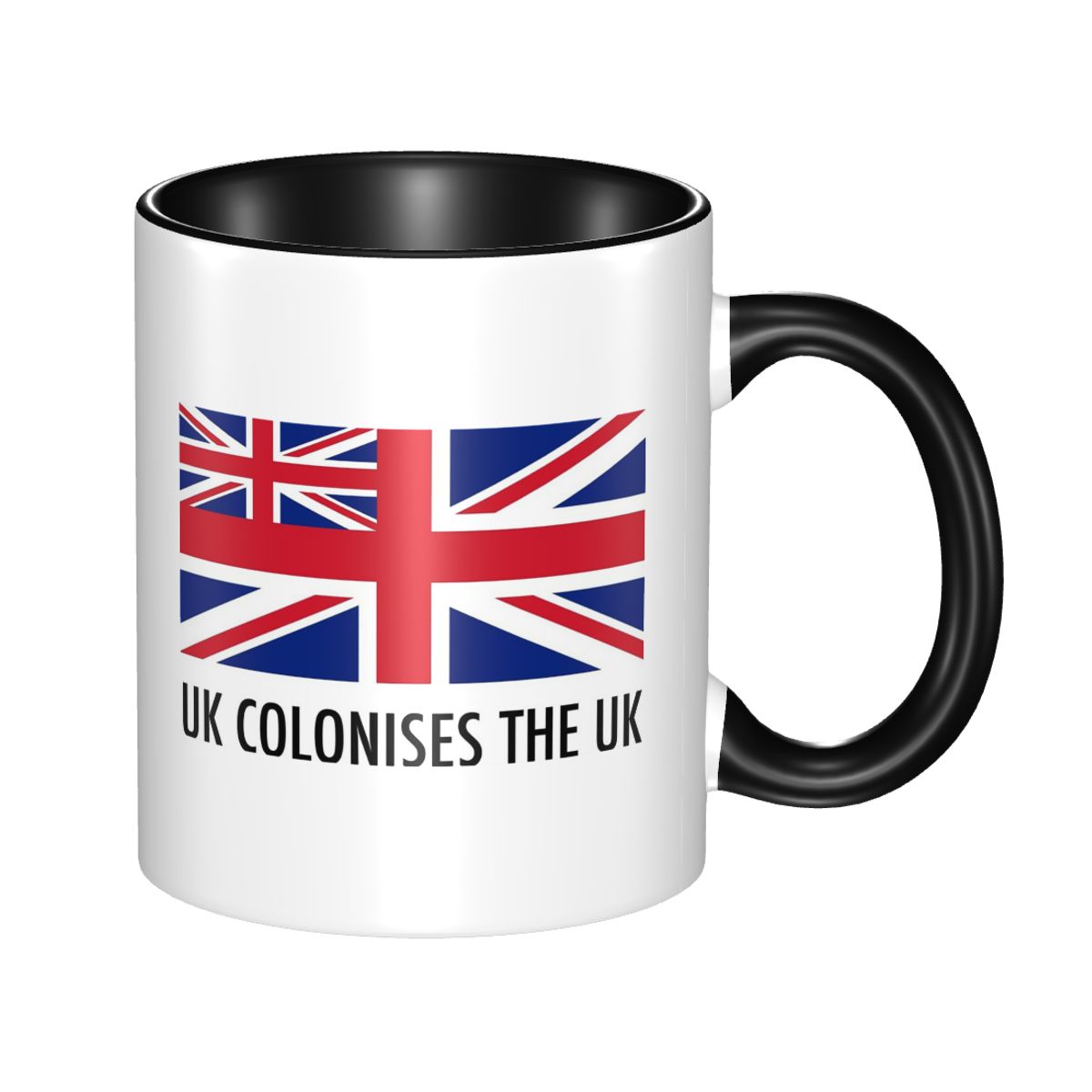 Coffee Tea Uk - แก้วกาแฟเซรามิคลายธงชาติสหราชอาณาจักร แก้วน้ำชา แก้วนม ของขวัญสำหรับผู้หญิงและผู้ชาย