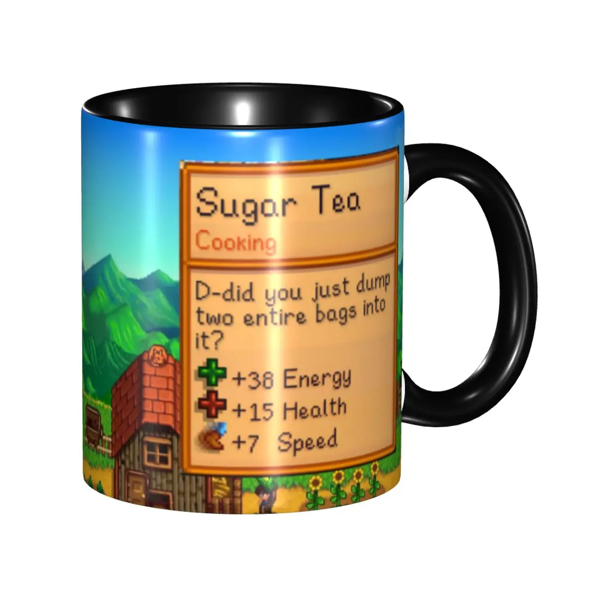 Valley Tea And Coffee - แก้วเซรามิก DIY ลายชาหวาน Stardew Valley สำหรับเกมเมอร์