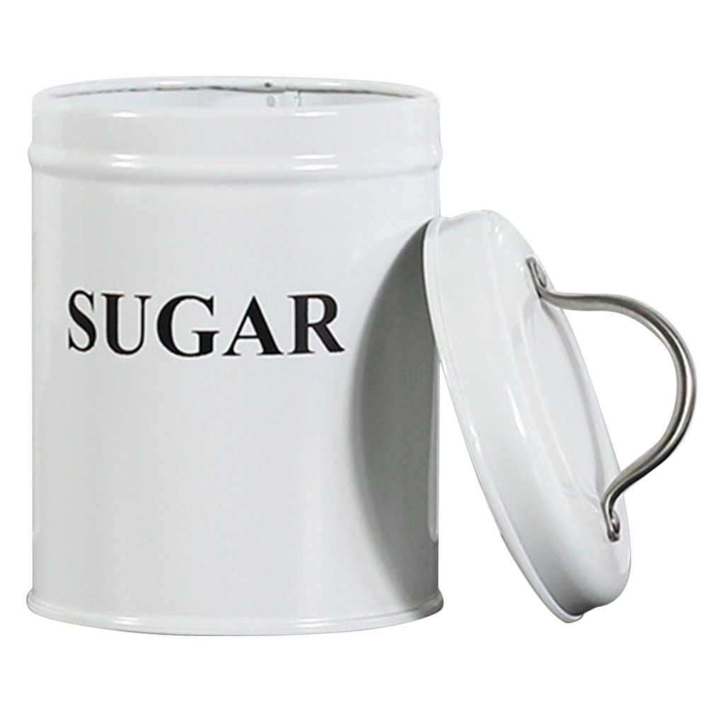 Coffee Tea Jar Set - กระปุกเก็บชาแบบนอร์ดิก ผลิตจากเหล็กชุบสังกะสีขัดเงาอย่างดี ป้องกันความชื้น เหมาะสำหรับเก็บชาใบ กาแฟ ขนม