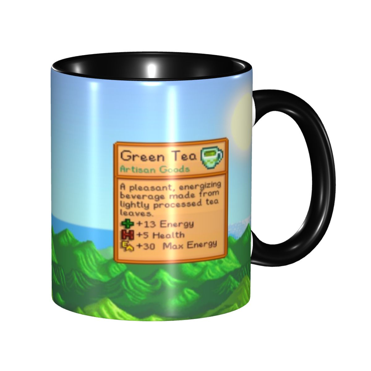 Valley Tea And Coffee - แก้วชาเซรามิกสตาร์ดิววัลเลย์สีเขียวแบบกำหนดเอง แก้วกาแฟนมชาเซรามิก DIY