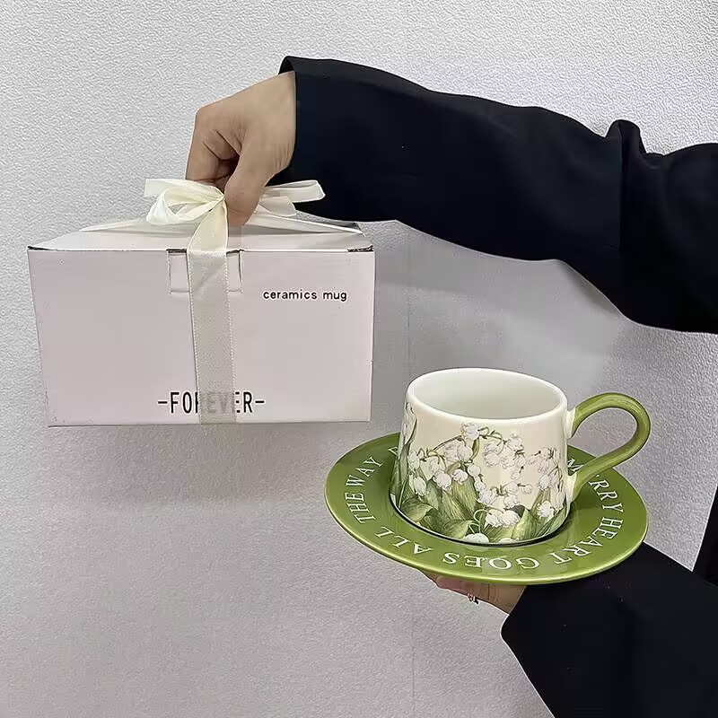 ชุดถ้วยกาแฟและจานเซรามิกสไตล์ว - Valley Tea And Coffee บทวิจารณ์และราคา
