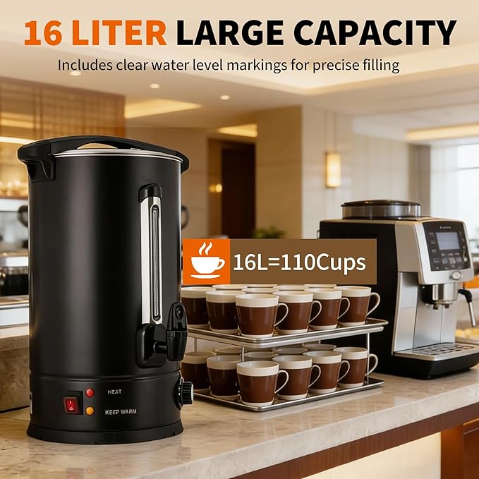หม้อต้มกาแฟขนาด 14/16 ลิตร, เค - Coffee Tea Urn บทวิจารณ์และราคา