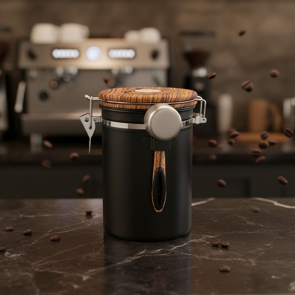 ถังเก็บเมล็ดกาแฟสแตนเลส 304 ปิ - Coffee Tea Leaf บทวิจารณ์และราคา