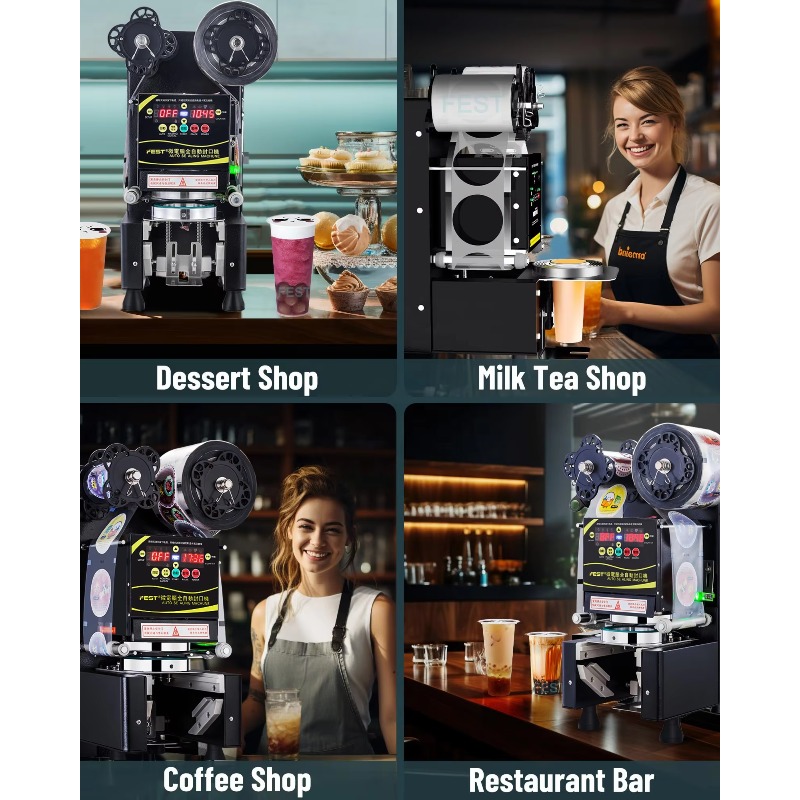 เครื่องบรรจุและปิดผนึกแก้วชาไข - Coffee Tea Boba บทวิจารณ์และราคา