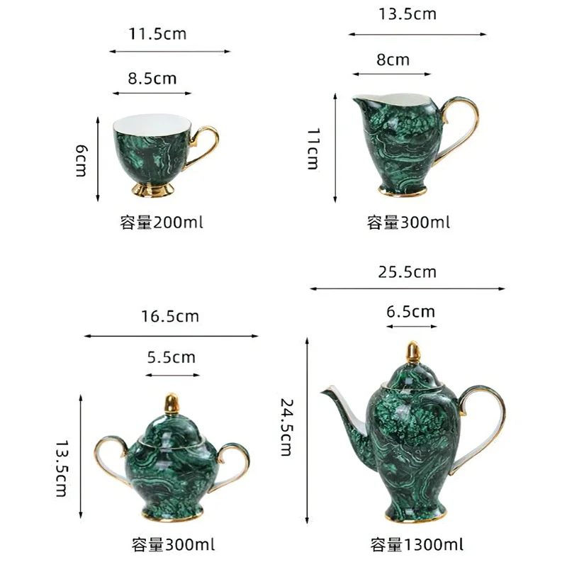 กระดูกจีนกาน้ำชา Drinkware สีเ - Coffee Tea Sugar บทวิจารณ์และราคา