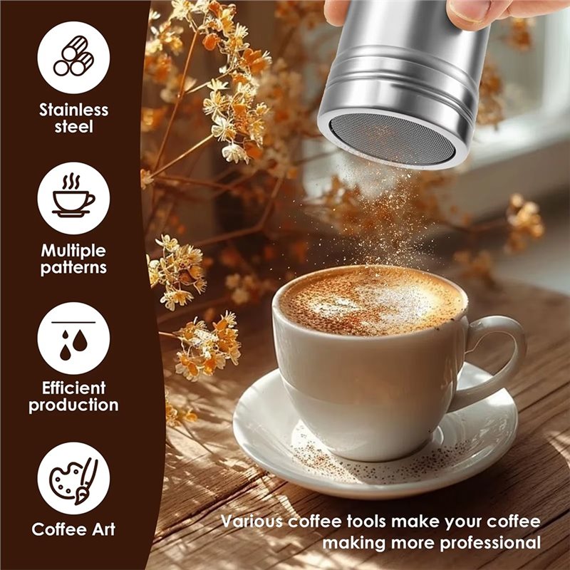 ชุดแม่พิมพ์ตกแต่งกาแฟลาเต้อาร์ - Coffee Stencil Art บทวิจารณ์และราคา
