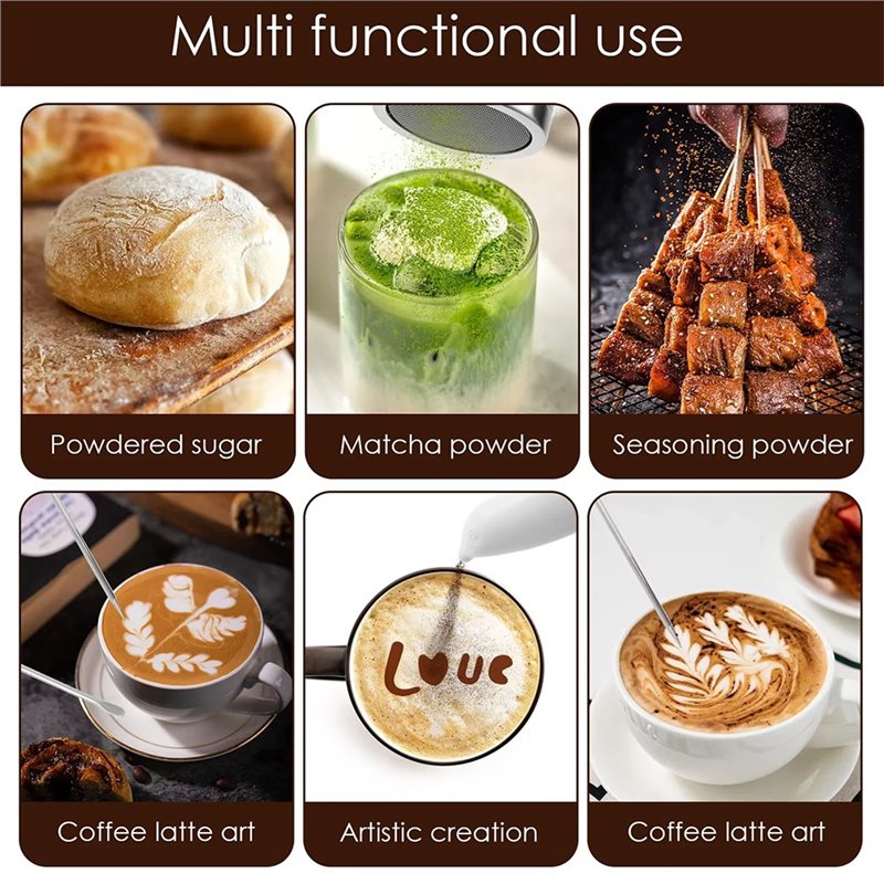 ชุดแม่พิมพ์ตกแต่งกาแฟลาเต้อาร์ - Coffee Stencil Art บทวิจารณ์และราคา