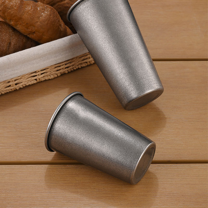 แก้วดื่มสแตนเลสสีเงินสไตล์เรโท - Coffee Tea Tumbler บทวิจารณ์และราคา