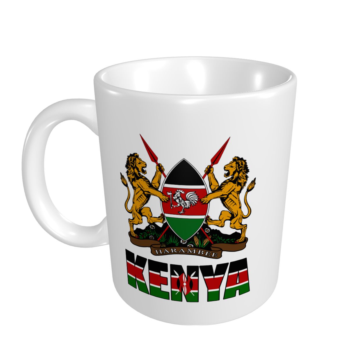 Mark ถ้วยแก้วเคนยาตัวอักษรธงสั - Coffee Tea Kenya บทวิจารณ์และราคา