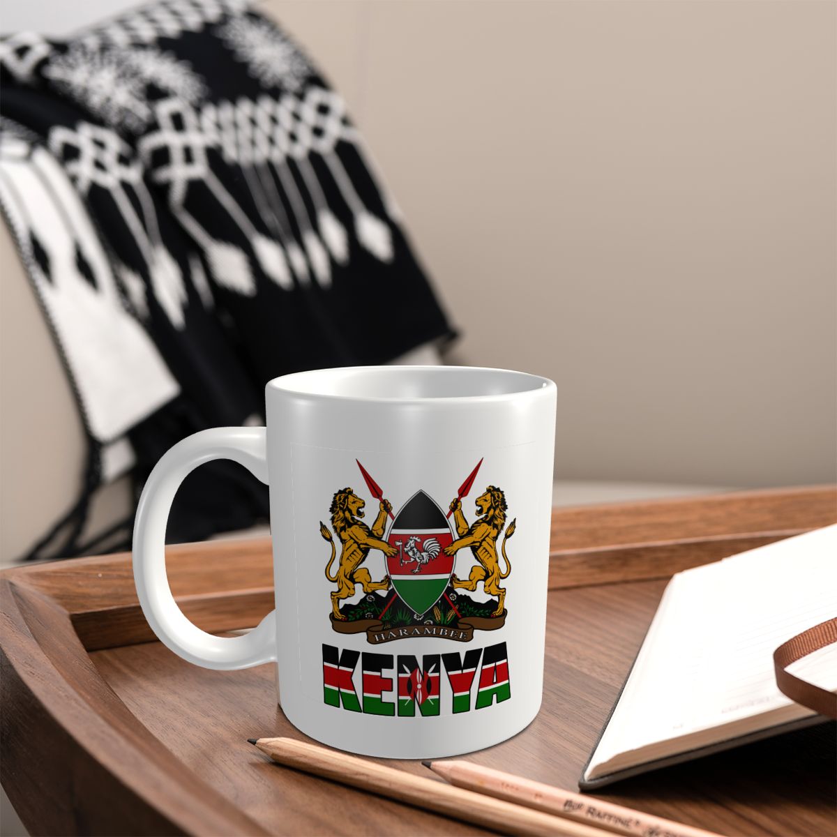 Mark ถ้วยแก้วเคนยาตัวอักษรธงสั - Coffee Tea Kenya บทวิจารณ์และราคา