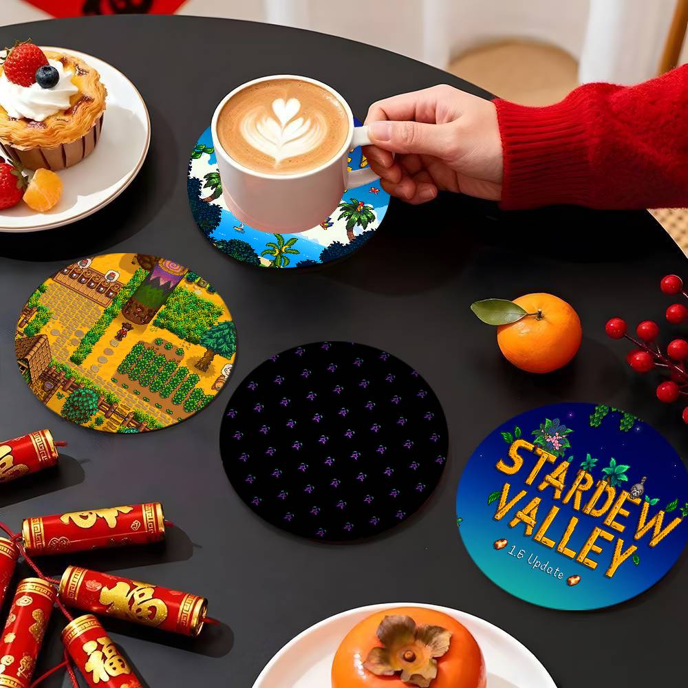 S-Stardew Valley Coasters แผ่น - Valley Tea And Coffee บทวิจารณ์และราคา