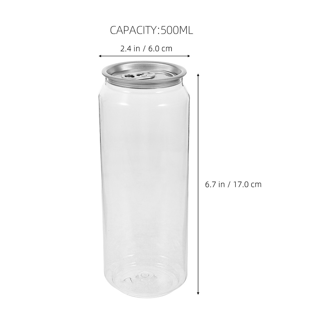 กระป๋องเครื่องดื่มใส 5 ชิ้น เป - Juice Tea Coffee บทวิจารณ์และราคา