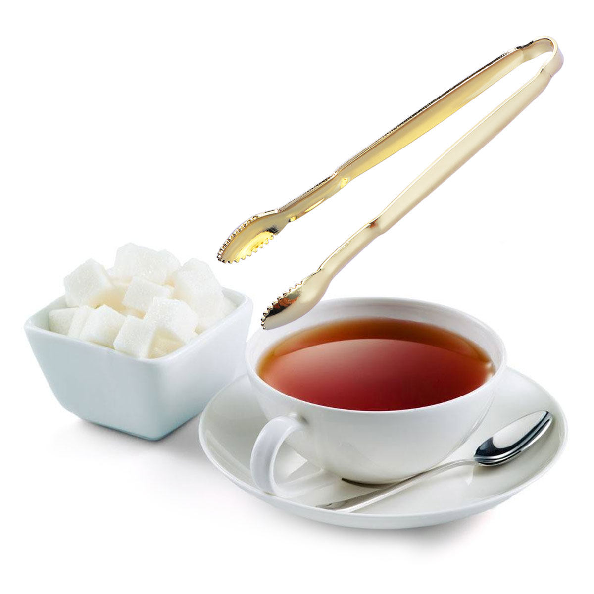 ที่คีบน้ำตาลสแตนเลสชุบทอง 2 ชิ - Coffee Tea Sugar บทวิจารณ์และราคา