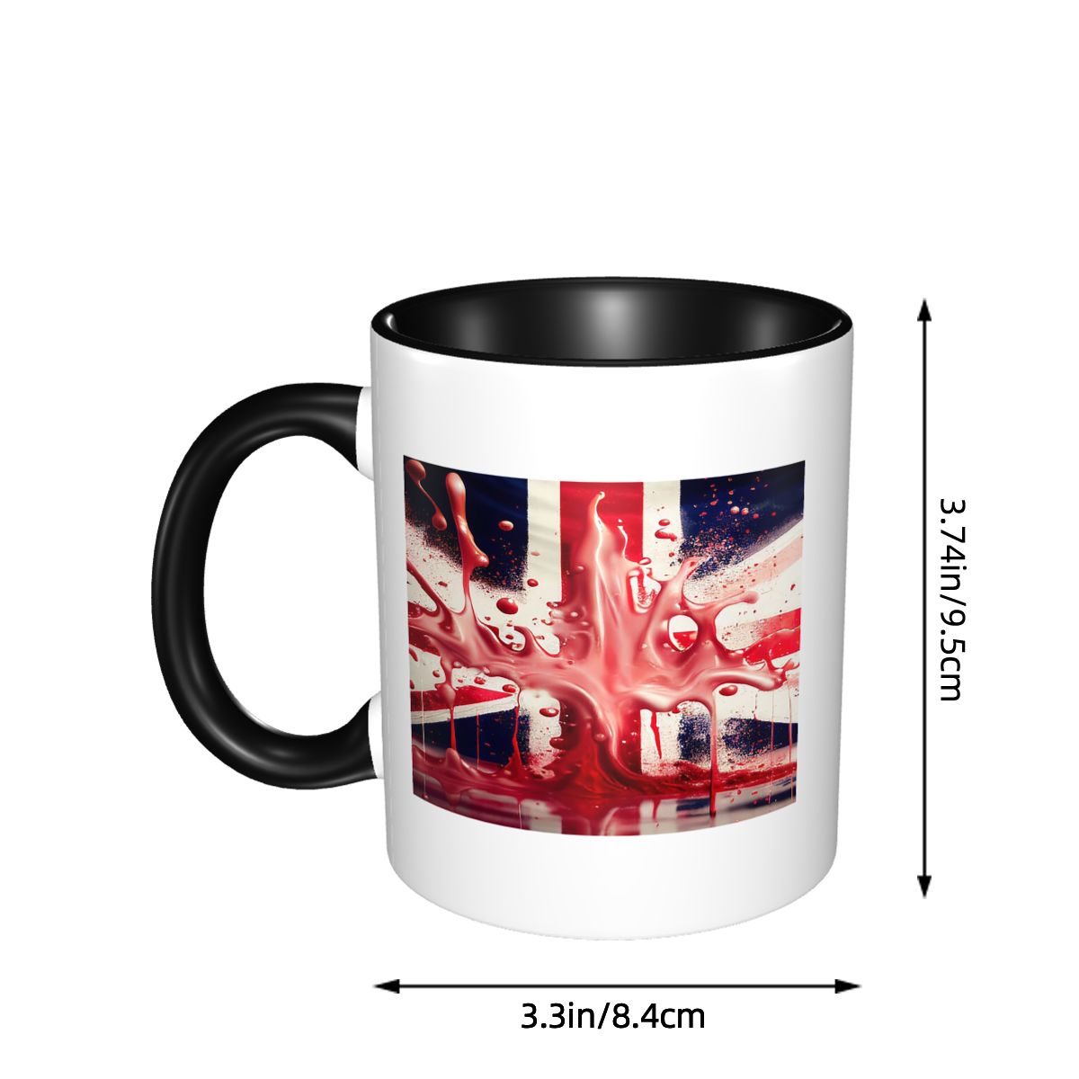 แก้วกาแฟเซรามิคลายธงชาติสหราชอ - Coffee Tea Uk บทวิจารณ์และราคา
