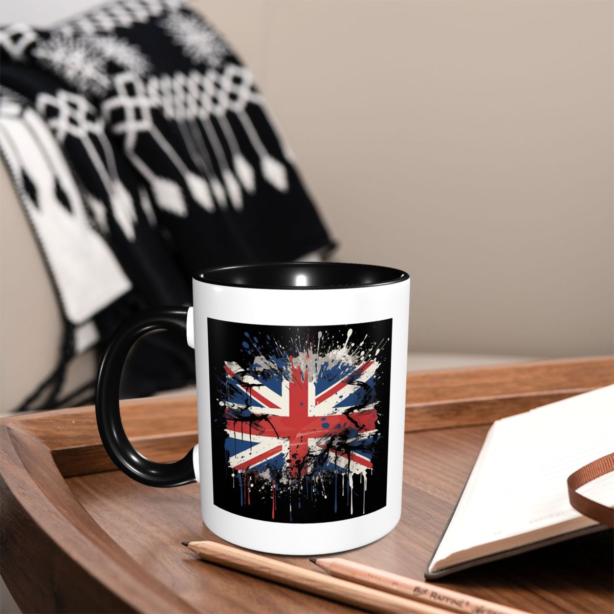 แก้วเซรามิคลายธงชาติสหราชอาณาจ - Coffee Tea Uk บทวิจารณ์และราคา