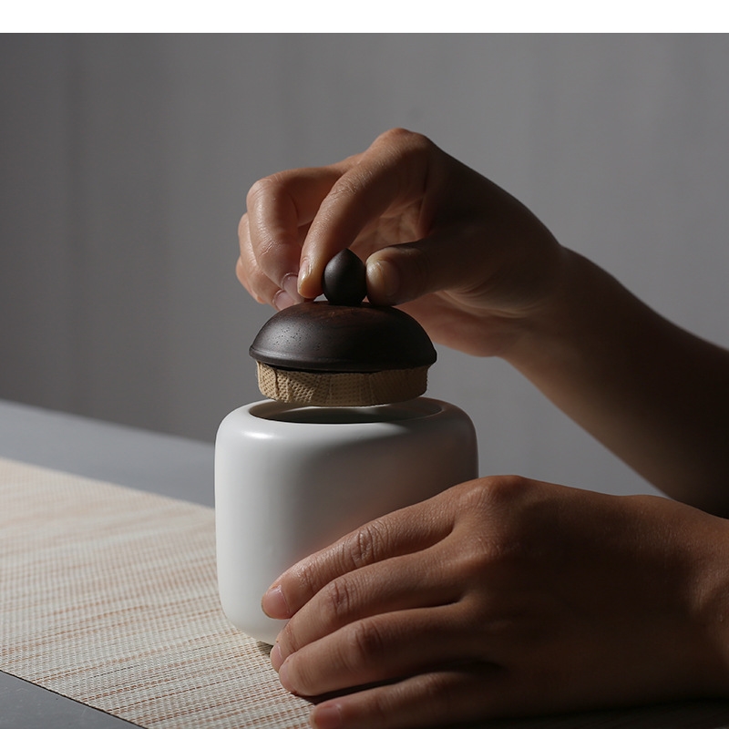หม้อชาเซรามิคฝาไม้ Porcelain ป - Coffee Tea Sugar บทวิจารณ์และราคา