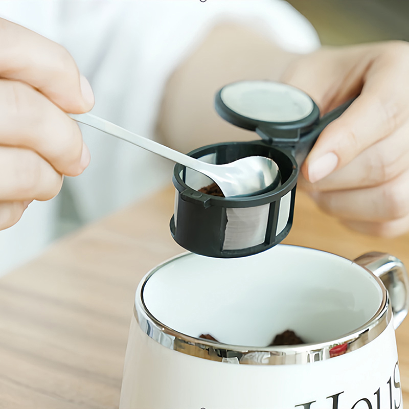 ช้อนกรองผงกาแฟแบบแคปซูล 1 ชิ้น - Coffee Tea Leaf บทวิจารณ์และราคา