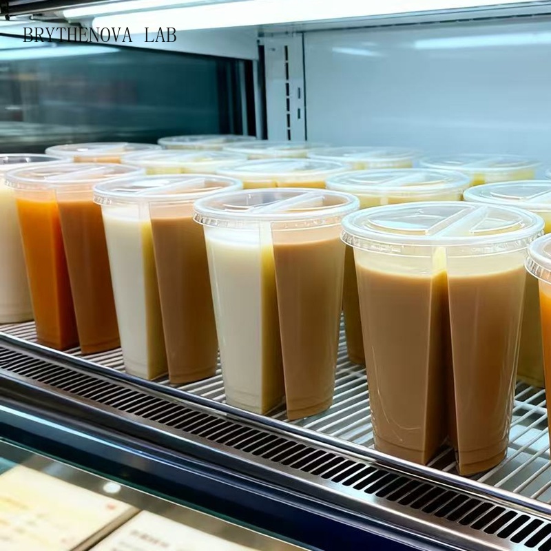 แก้วพลาสติกแบบใช้แล้วทิ้ง 2-in - Coffee Tea Boba บทวิจารณ์และราคา
