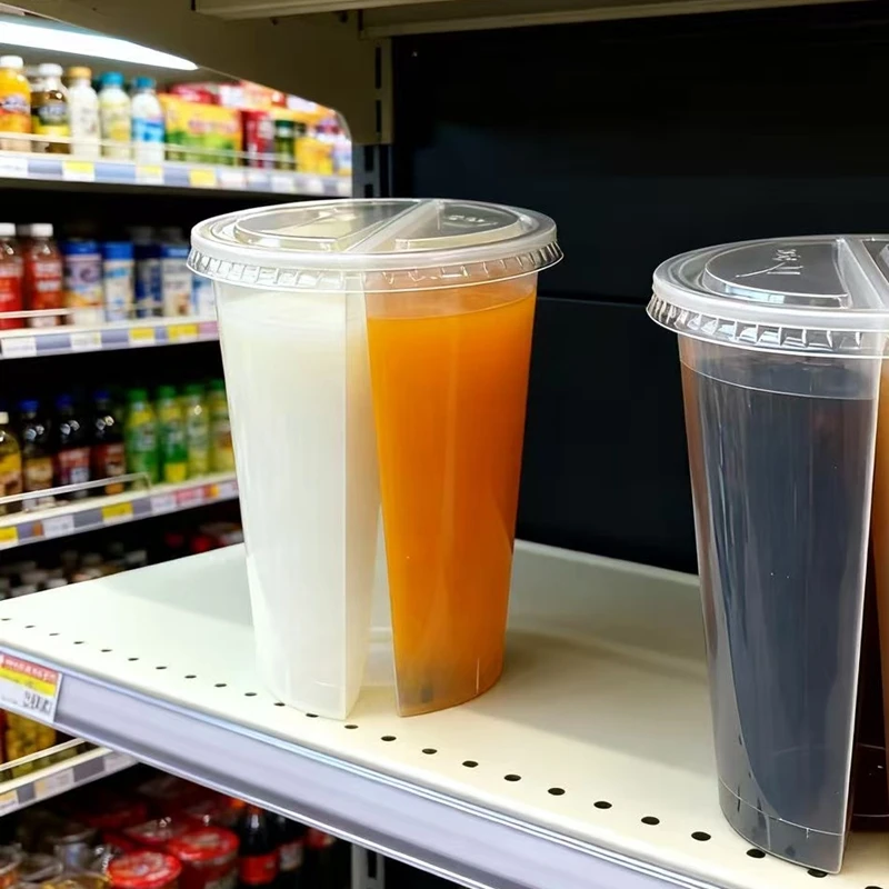 แก้วพลาสติกแบบใช้แล้วทิ้ง 2-in - Coffee Tea Boba บทวิจารณ์และราคา