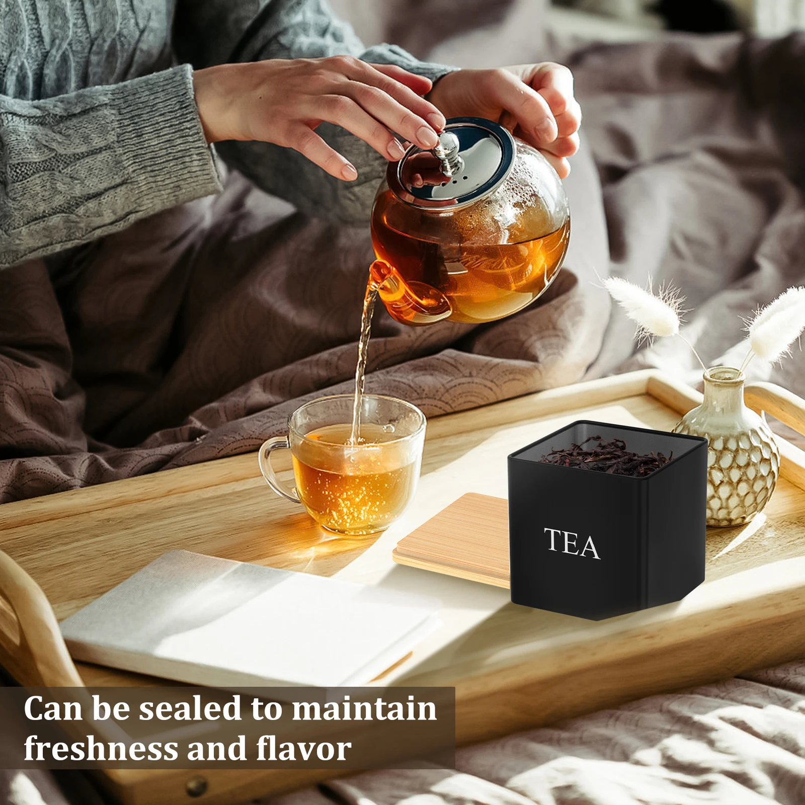 ชุดกระป๋องชา น้ำตาล กาแฟ 3 ชิ้ - Coffee Tea Jar Set บทวิจารณ์และราคา