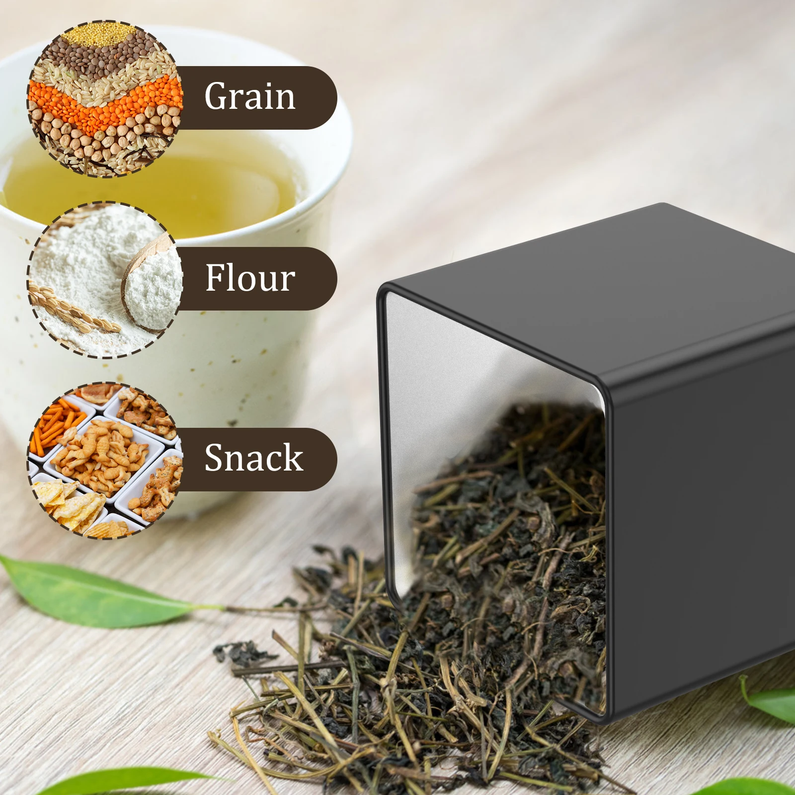 ชุดกระป๋องชา น้ำตาล กาแฟ 3 ชิ้ - Coffee Tea Jar Set บทวิจารณ์และราคา