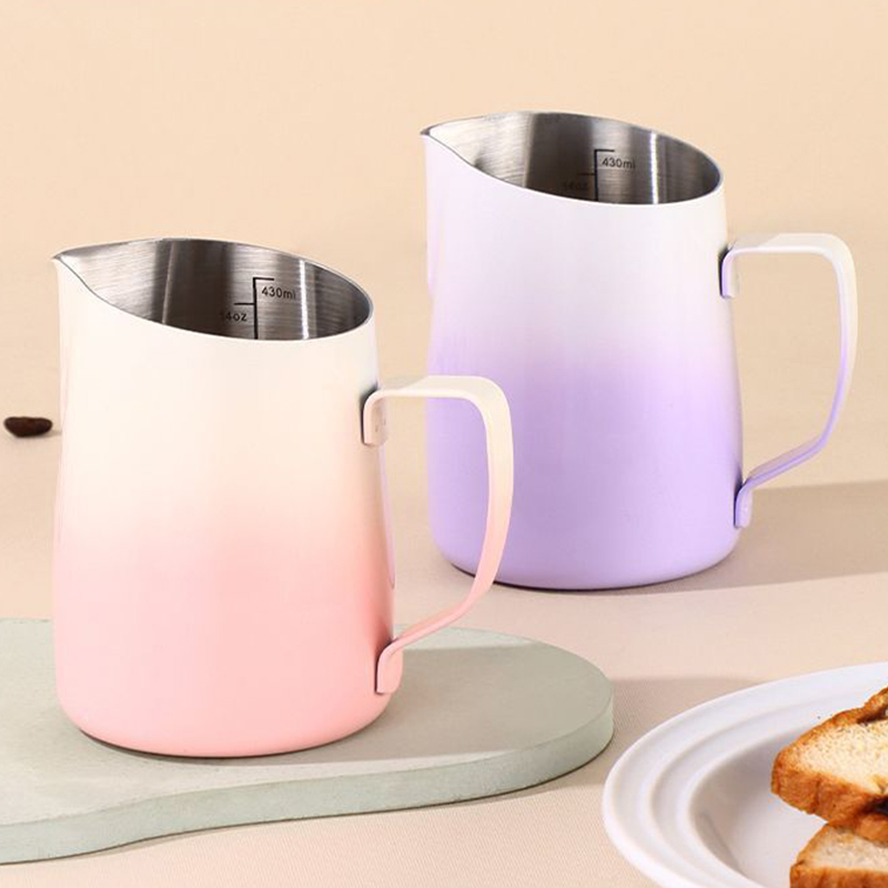 เหยือกตีฟองนมสแตนเลส 450 มล. เ - Barista Milk Jug บทวิจารณ์และราคา