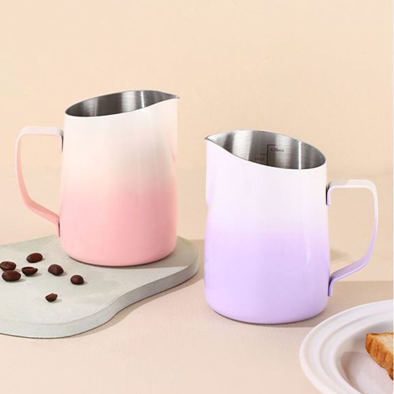 เหยือกตีฟองนมสแตนเลส 450 มล. เ - Barista Milk Jug บทวิจารณ์และราคา