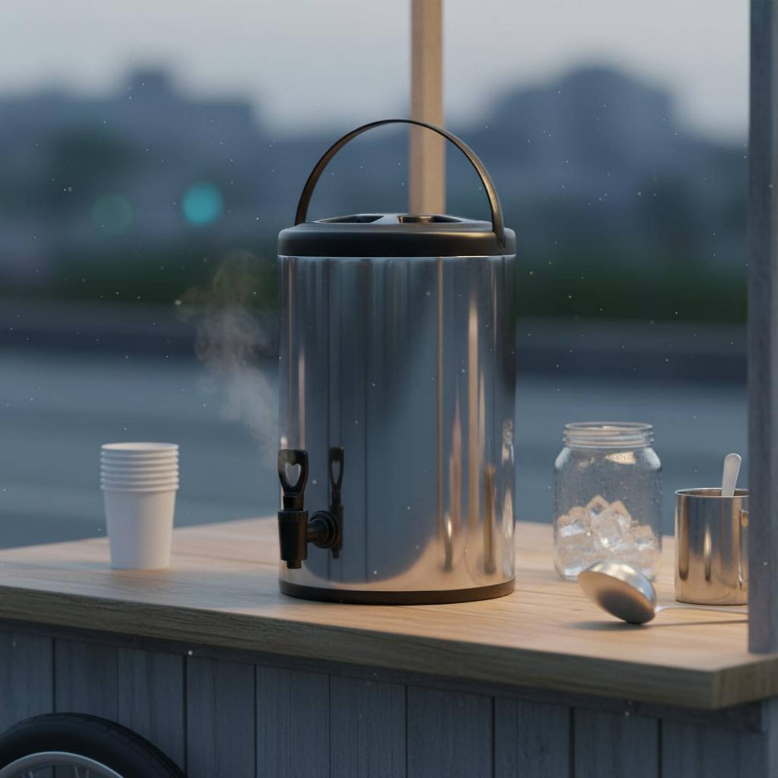 ถังชา sữaแบบมืออาชีพ ความจุขนา - Coffee Tea Urn บทวิจารณ์และราคา