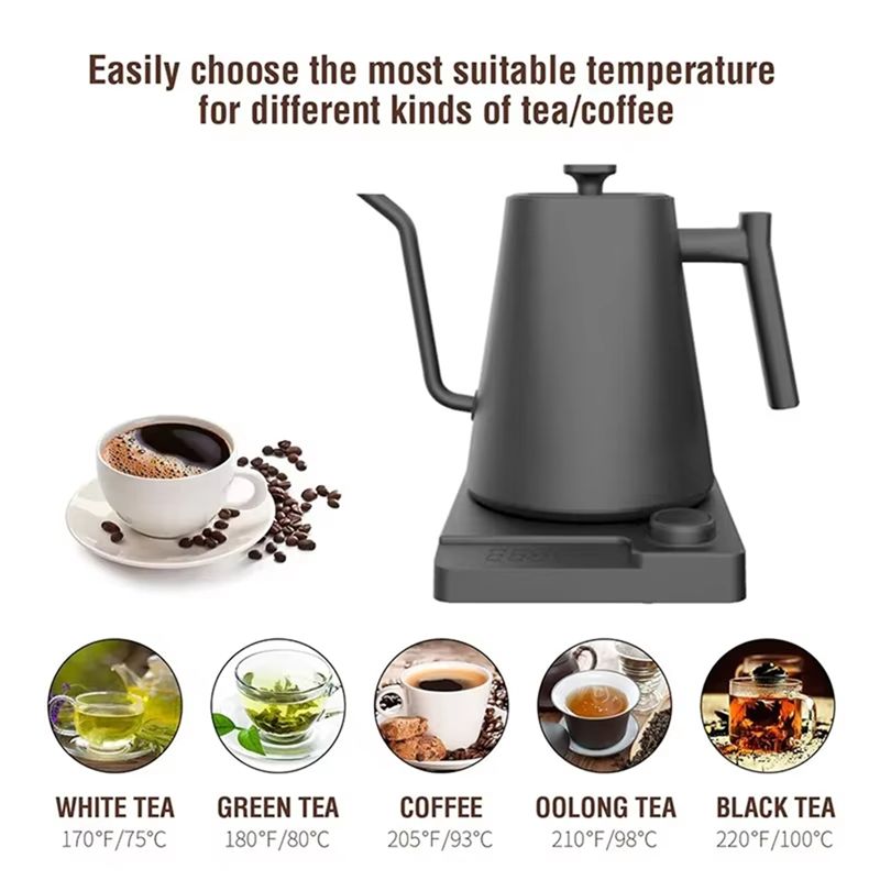 กาต้มน้ำไฟฟ้าแบบคอห่าน ABKL พร - Coffee Tea Uk บทวิจารณ์และราคา