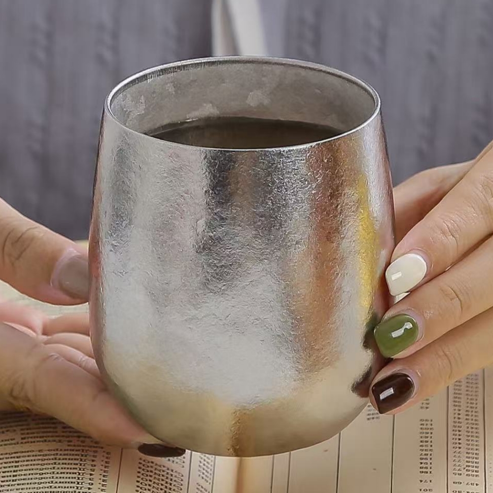 แก้วกาแฟไทเทเนียมแท้แบบสองชั้น - Coffee Tea Flask บทวิจารณ์และราคา