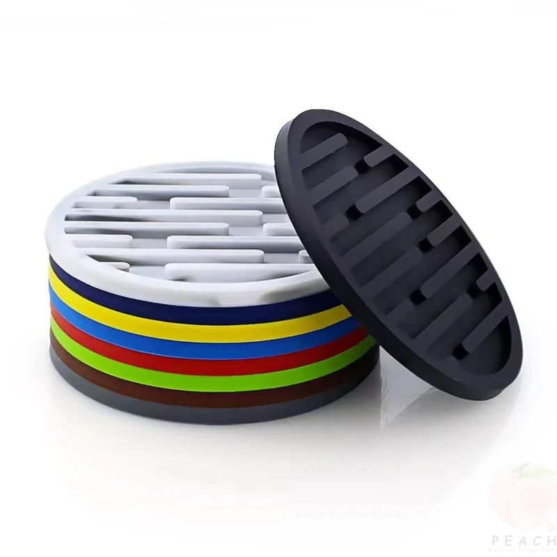 10 ซม.ซิลิโคน Coasters รอบยางท - Coffee Tea Flask บทวิจารณ์และราคา