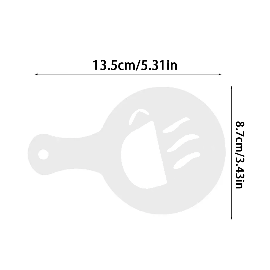 แม่พิมพ์ลายกาแฟลาเต้ 16 ชิ้น แ - Coffee Stencil Art บทวิจารณ์และราคา