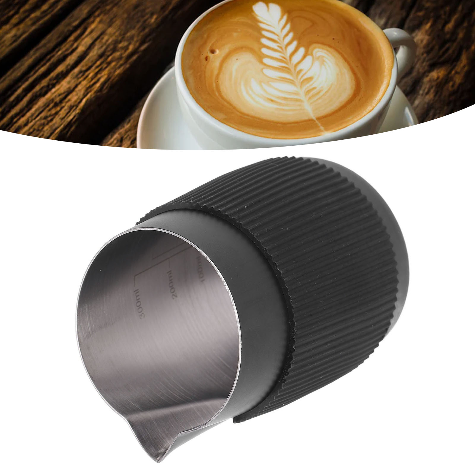 เหยือกตีฟองนมสแตนเลส 420 มล. ม - Barista Milk Jug บทวิจารณ์และราคา