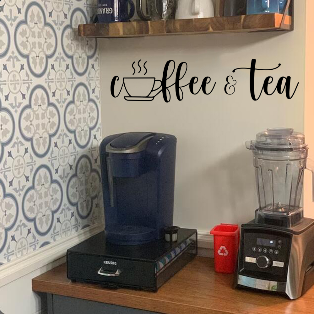 แก้วกาแฟและชาบาร์สติ๊กเกอร์ติด - Switching Coffee To Tea บทวิจารณ์และราคา