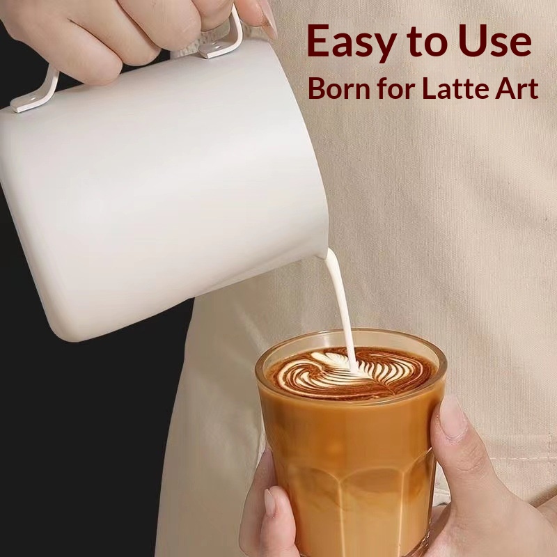 เหยือกตีฟองนมกาแฟ 350/600 มล.  - Barista Milk Jug บทวิจารณ์และราคา