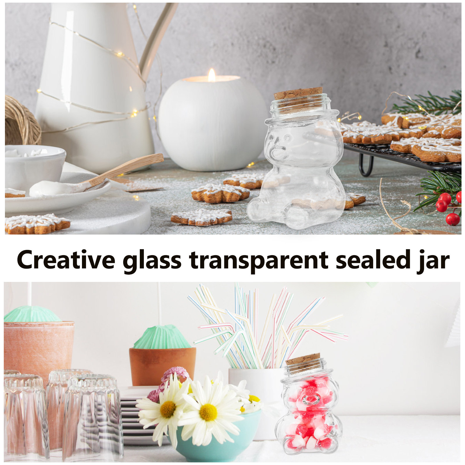 ชุดโหลแก้วใส 4 ชิ้น สำหรับเก็บ - Coffee Tea Jar Set บทวิจารณ์และราคา