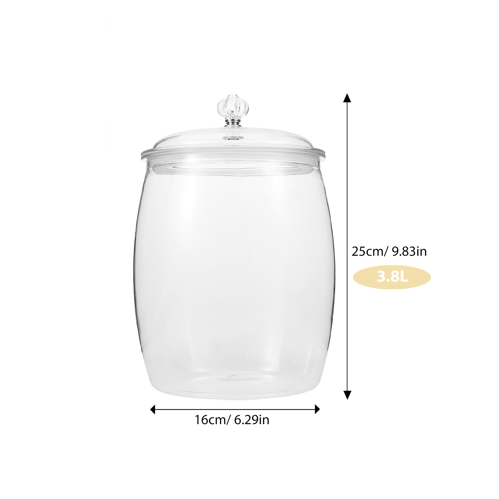 กระป๋องเก็บอาหารพลาสติกพร้อมฝา - Canister Coffee Sugar Tea บทวิจารณ์และราคา