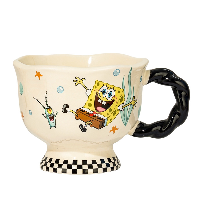 แก้วน้ำลายการ์ตูนสปองจ์บ็อบ แพ - Coffee Tea Flask บทวิจารณ์และราคา