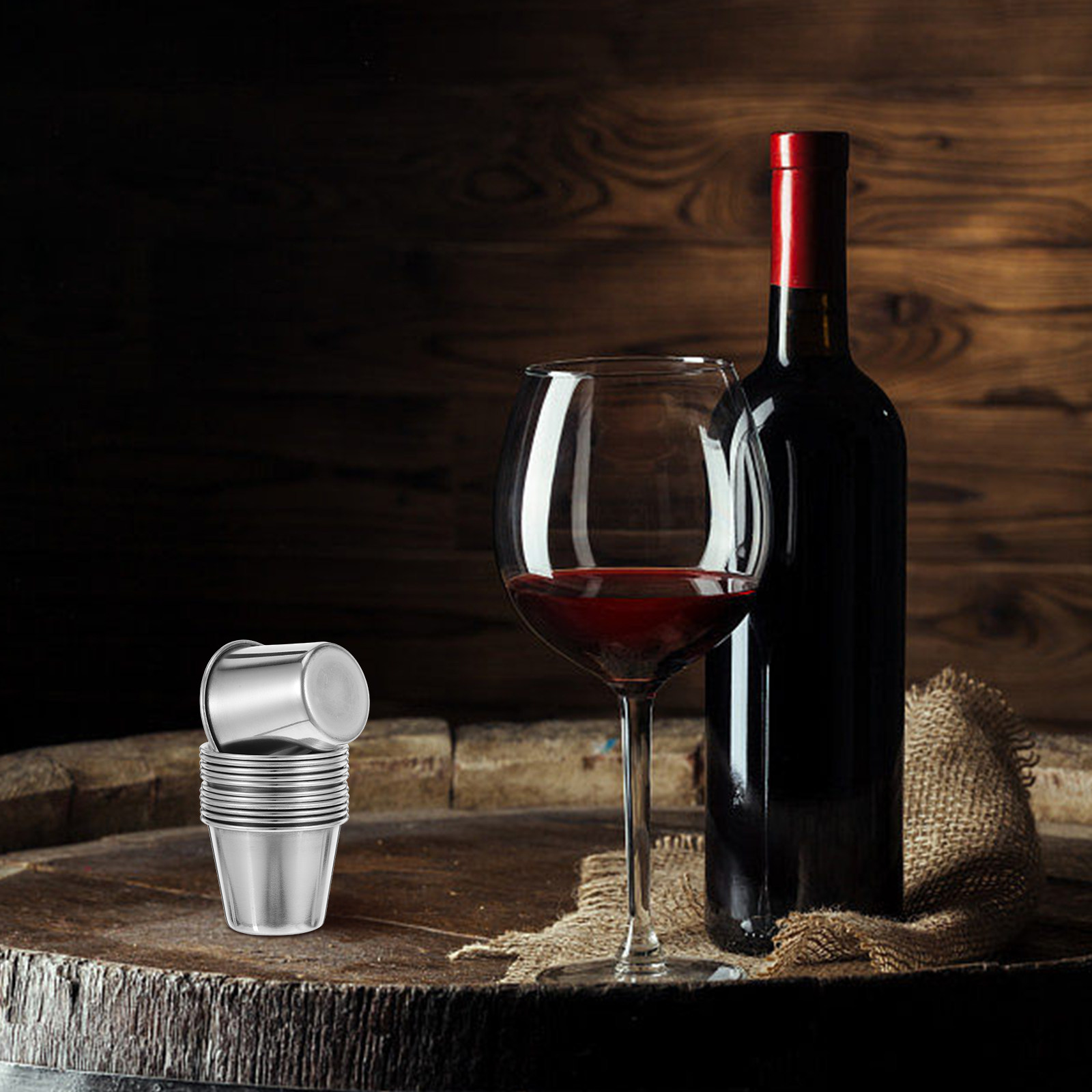 แก้วเหล้าสแตนเลส 12 ชิ้น ขนาด  - Coffee Tea Tumbler บทวิจารณ์และราคา