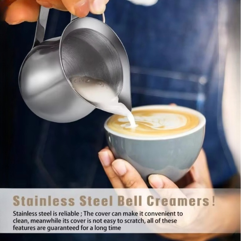 เหยือกตีฟองนมกาแฟแบบใหม่ ทำจาก - Barista Milk Jug บทวิจารณ์และราคา