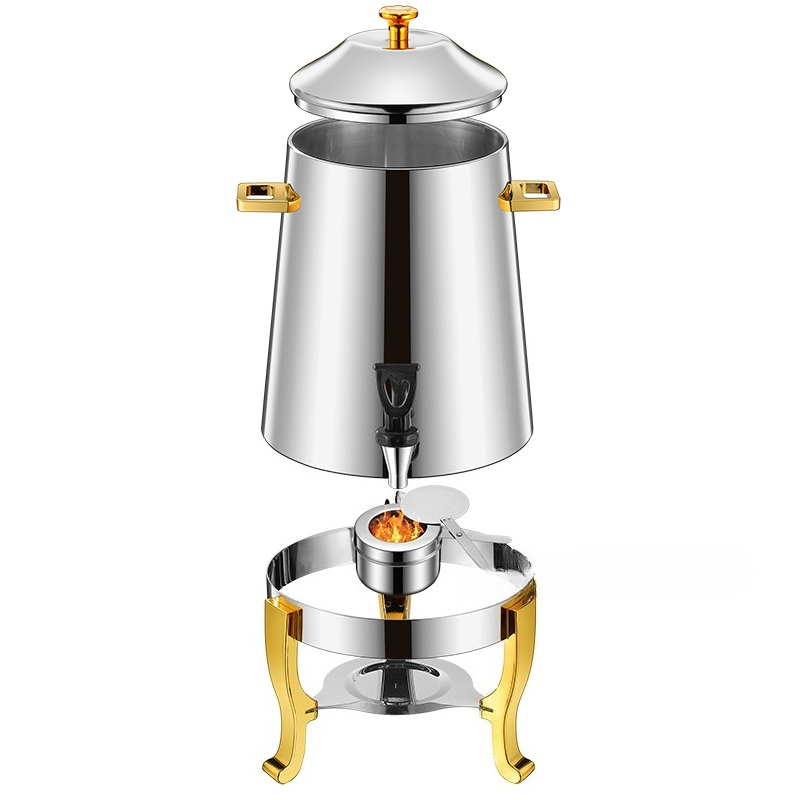 บุฟเฟ่ต์ขายปลีกเชิงพาณิชย์ 13L - Coffee Tea Urn บทวิจารณ์และราคา