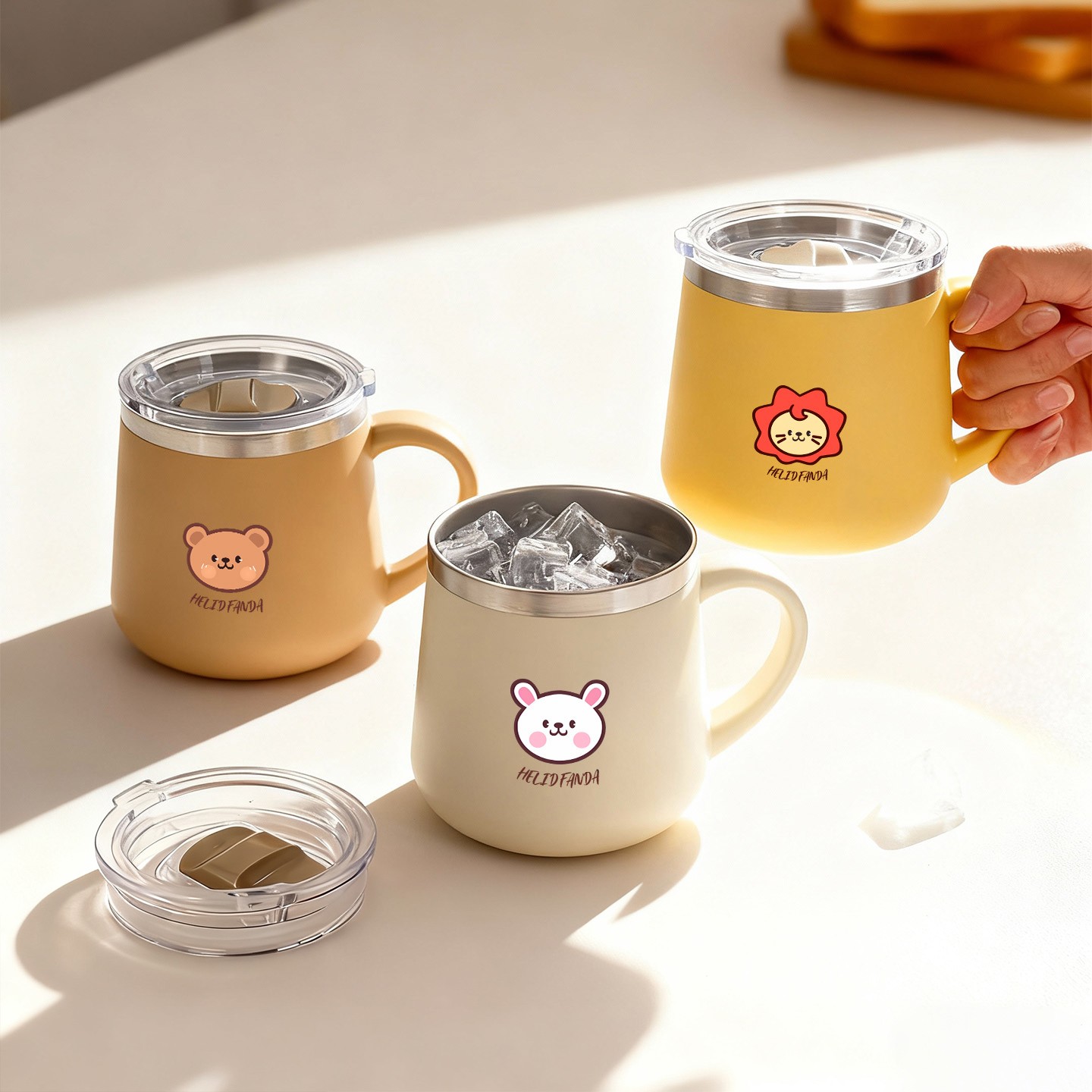 แก้วกาแฟสแตนเลส 316 ลายการ์ตูน - Coffee Tea Tumbler บทวิจารณ์และราคา