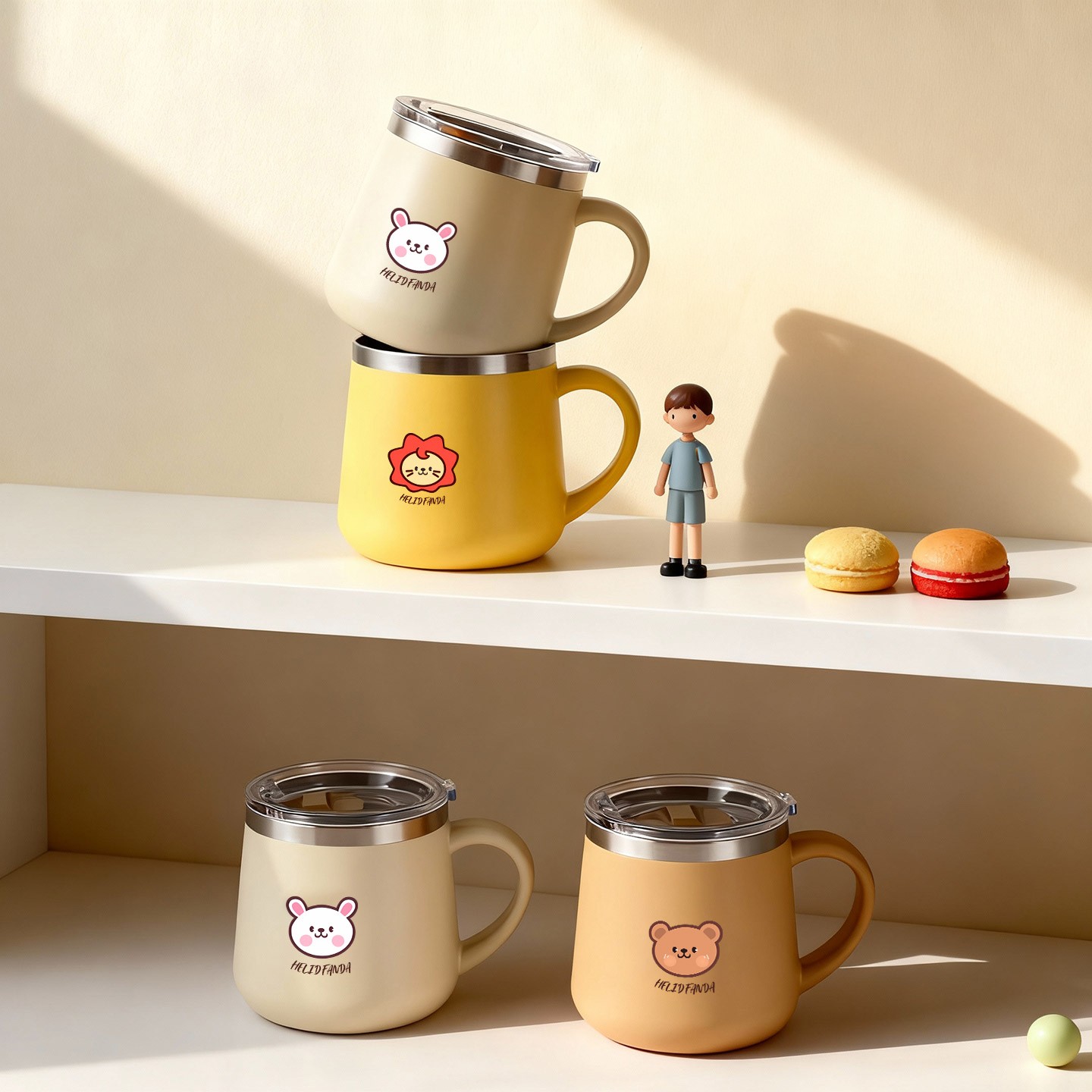 แก้วกาแฟสแตนเลส 316 ลายการ์ตูน - Coffee Tea Tumbler บทวิจารณ์และราคา