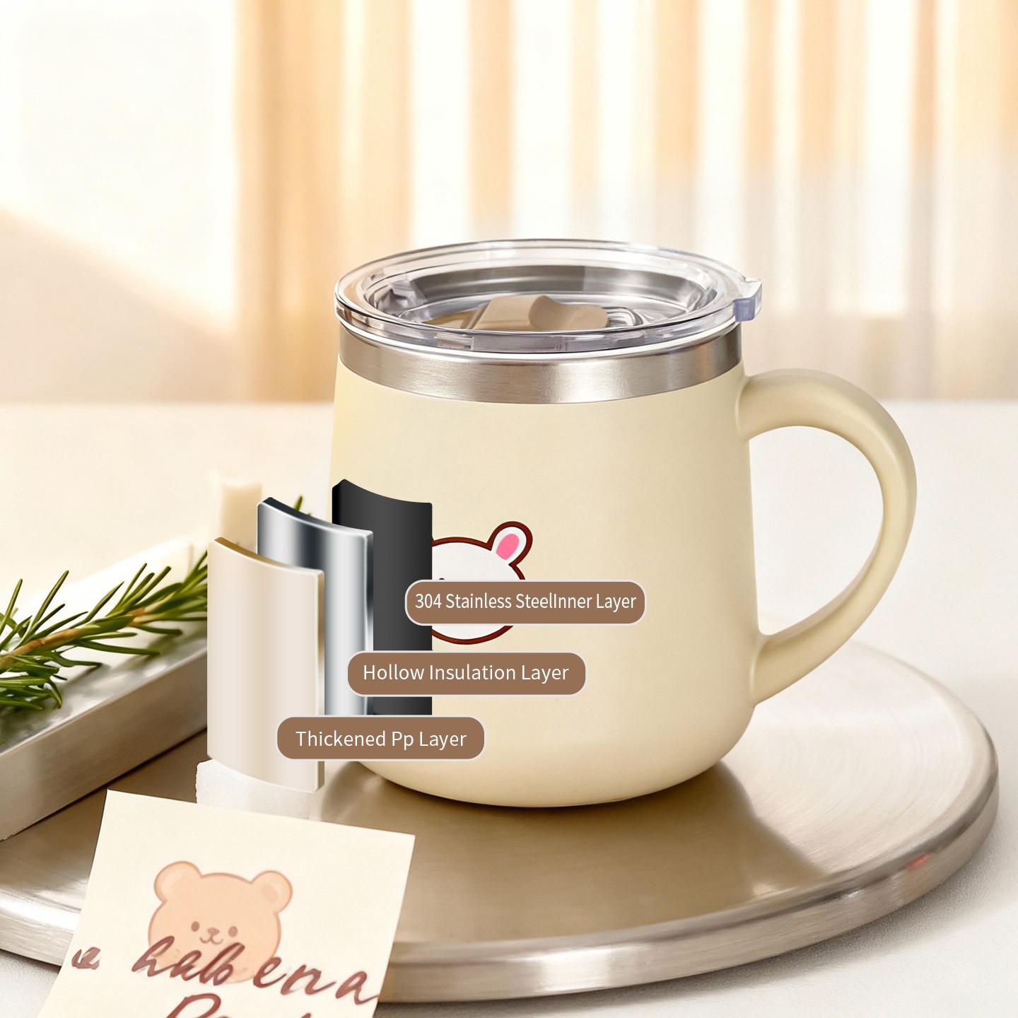 แก้วกาแฟสแตนเลส 316 ลายการ์ตูน - Coffee Tea Tumbler บทวิจารณ์และราคา